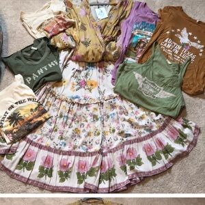 Spell Wildflower maxi skirt XS.